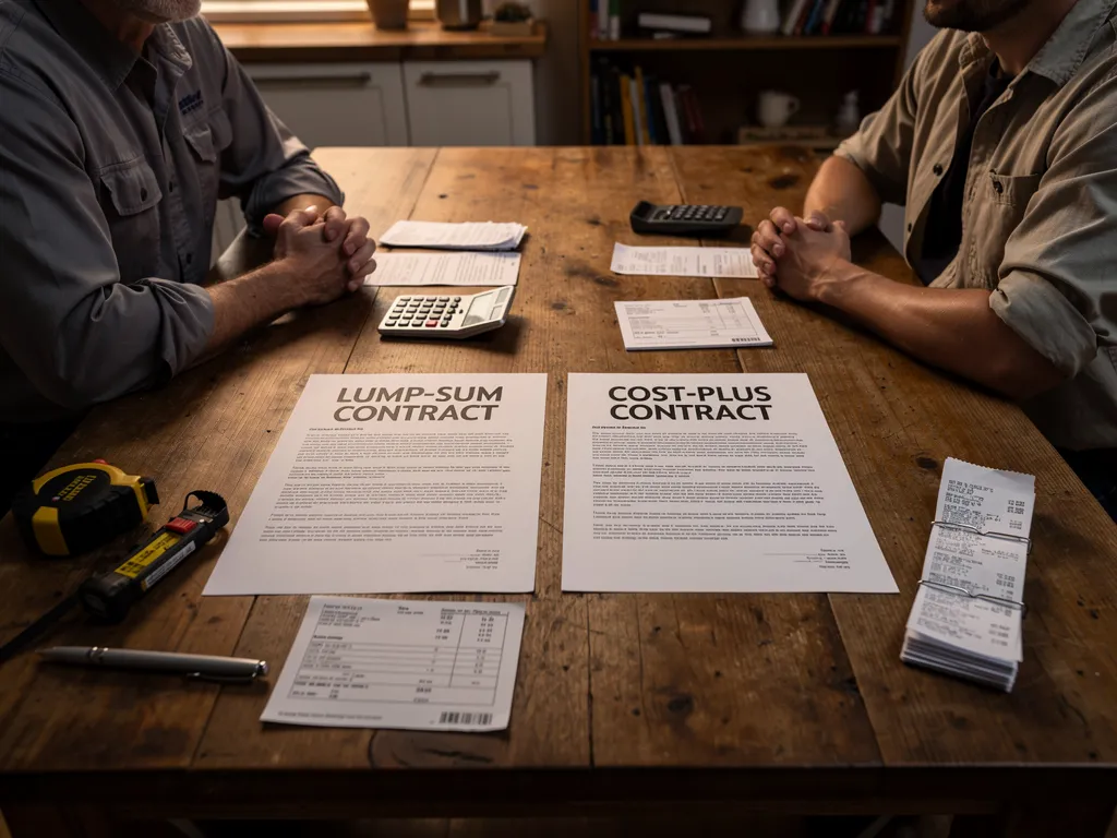 Lump sum vs cost plus: who carries the overage